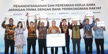 Penandatanganan dan Peresmian Kerja Sama Jaringan Prima dengan BPR