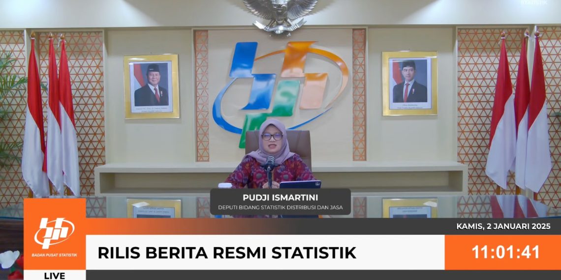 Deputi Bidang Statistik Distribusi dan Jasa Pudji Ismartini