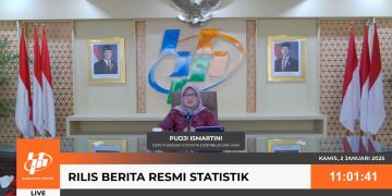 Deputi Bidang Statistik Distribusi dan Jasa Pudji Ismartini