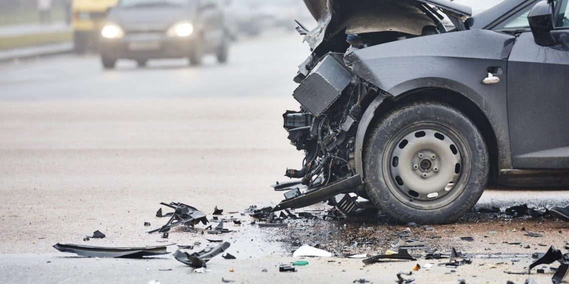 Ilustrasi kecelakaan kendaraan