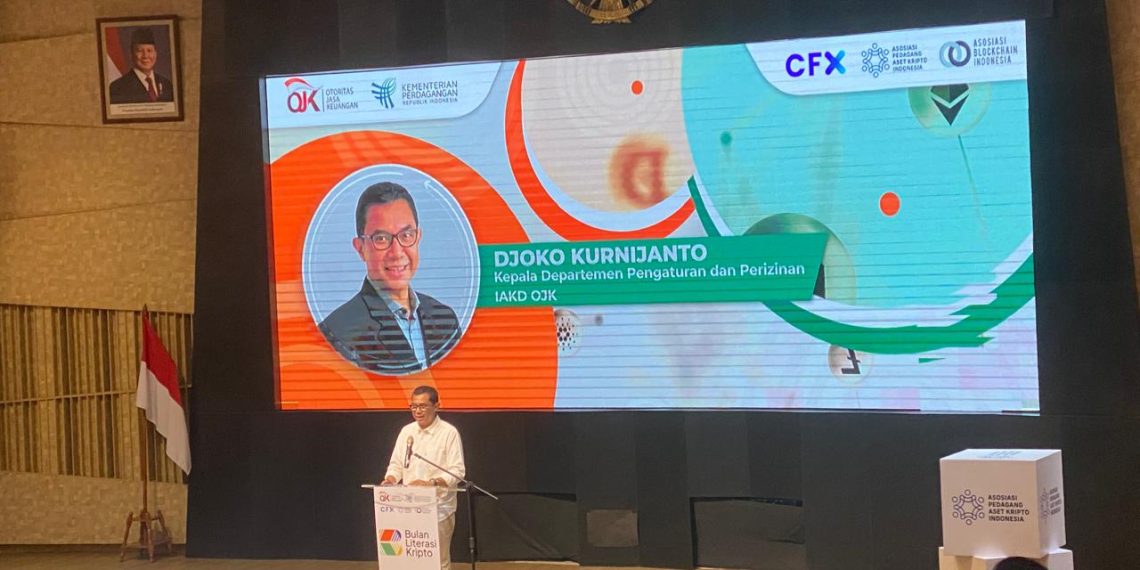 Kepala Departemen Pengaturan dan Perizinan Inovasi Teknologi Sektor Keuangan, Aset Keuangan Digital, dan Aset Kripto OJK Djoko Kurnijanto