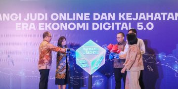 PT Visionet Internasional (OVO) mendukung pemerintah melalui inisiatif Gerakan Bareng Ungkap Judi Online (GEBUK JUDOL).