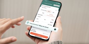 Transaksi menggunakan aplikasi Flip
