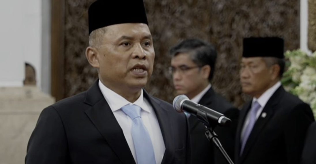 Presiden RI Prabowo Subianto resmi melantik Letjen TNI (Purn) Nugroho Sulistyo Budi sebagai Kepala Badan Siber dan Sandi Negara (BSSN).