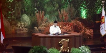 Prabowo di HUT ke-17 Gerindra