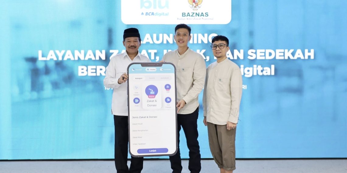 BCA Digital bekerja sama dengan Badan Amil Zakat Nasional (BAZNAS) menghadirkan pembayaran zakat, infak dan sedekah melalui aplikasi blu by BCA Digital