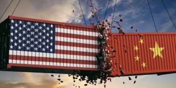 Ilustrasi tarif impor AS terhadap China (foto:ist)