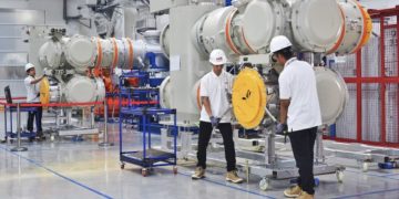 Pabrik kelistrikan milik PT ABB Sakti Industri di Tangerang. (foto: istimewa)