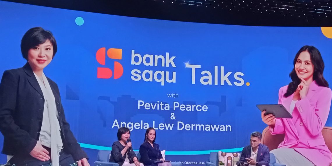 Angela Bank Saqu dan Pevita Pearce