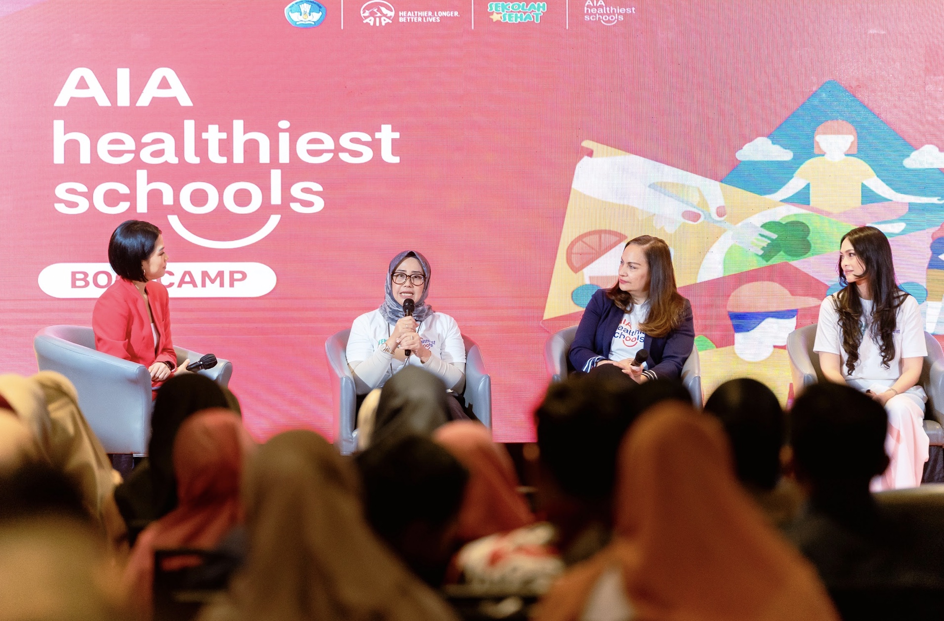 AIA Healthiest Schools (AHS) menghadirkan program AHS Bootcamp untuk membantu sekolah-sekolah peserta kompetisi AHS dalam merancang dan mengeksekusi proyek sekolah sehat.