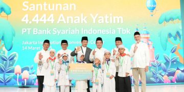 BSI Rayakan 4 Tahun Perjalanan dengan Santuni 4.444 Anak Yatim di Momentum Ramadhan