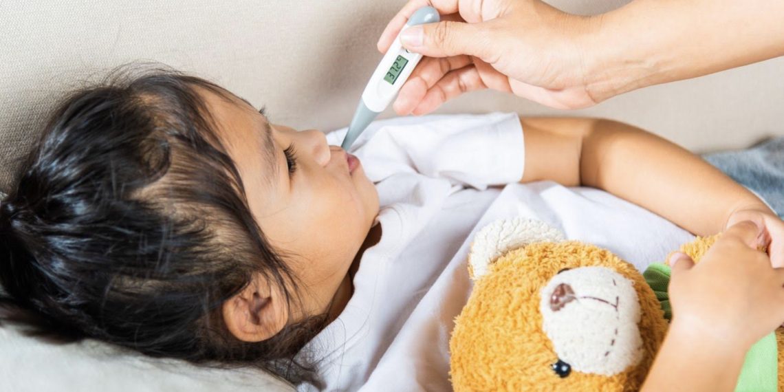 Ilustrasi penyakit DBD pada anak (foto: istimewa)