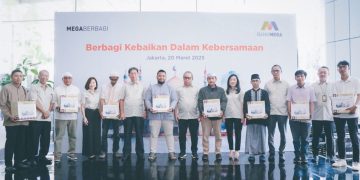 Momentum Ramadhan, Bank Mega Bagikan Paket Sembako