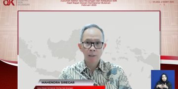 Ketua Dewan Komisioner OJK, Mahendra Siregar