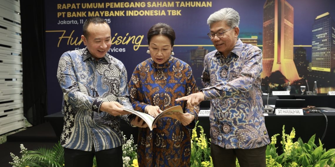 Rapat Umum Pemegang Saham Tahunan (RUPST) PT Bank Maybank Indonesia Tbk. (Perseroan) 2025, pada Jumat (11/4)