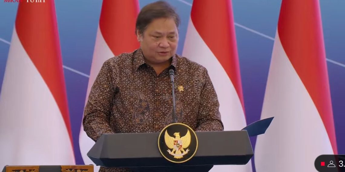 Menteri Koordinator Bidang Perekonomian Republik Indonesia (RI), Airlangga Hartarto