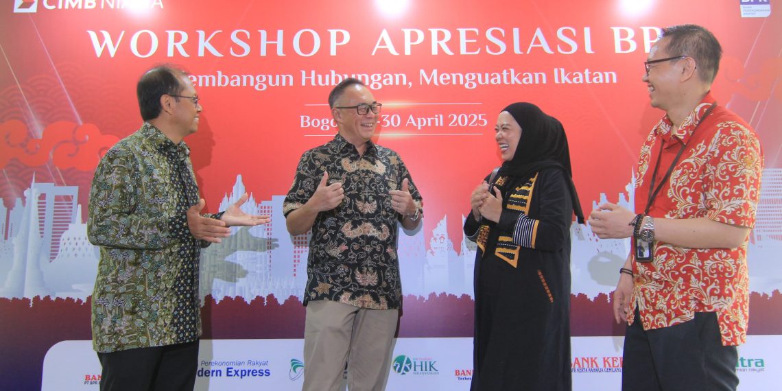 CIMB Niaga menyelenggarakan BPR Appreciation Workshop bertajuk “Membangun Hubungan, Menguatkan Ikatan” di Learning Center CIMB Niaga, Bogor, pada Senin-Rabu, 28-30 April 2025.