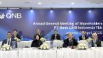 Rapat Umum Pemegang Saham Tahunan (RUPST) PT Bank QNB Indonesia Tbk pada Selasa, 22 April 2025.