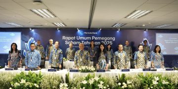 Rapat Umum Pemegang Saham Tahunan (RUPST) PT Bank Permata Tbk (Permata Bank), pada Rabu (9/4)