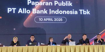 Rapat Umum Pemegang Saham Tahunan (RUPST) PT Allo Bank Indonesia Tbk (Allo Bank), pada Kamis (10/4)