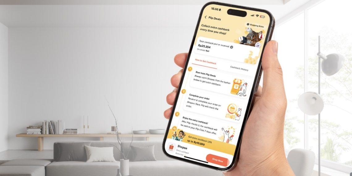 Ilustrasi layanan Flip Deals
