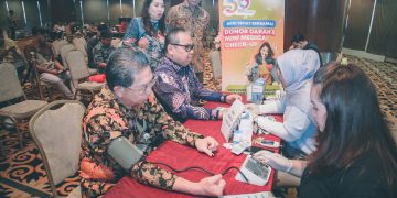 Rayakan HUT ke 56 Tahun, Bank Mega Gelar Donor Darah & Pemeriksaan Mini Medical Check Up