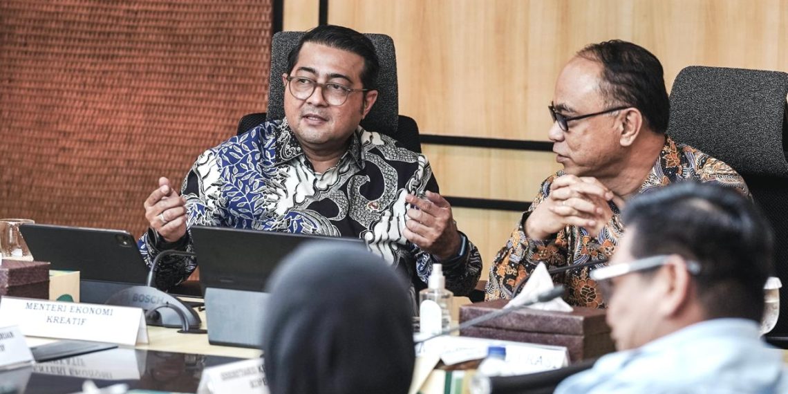 Menekraf Teuku Riefky dan Menkp Budi Arie
