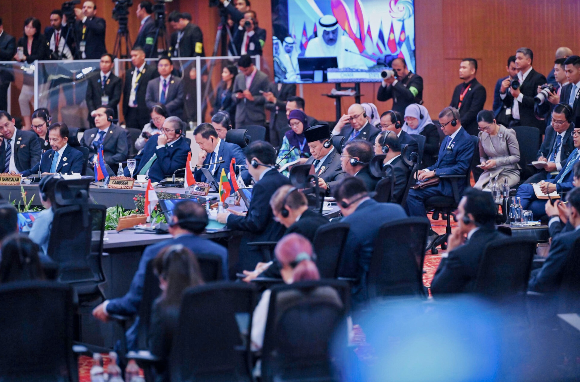 Presiden Prabowo Subianto hadir pada Konferensi Tingkat Tinggi (KTT) ke-2 ASEAN-Gulf Cooperation Council (GCC) yang berlangsung di Kuala Lumpur Convention Centre (KLCC), Malaysia, pada Selasa, 27 Mei 2025. (Foto: BPMI Setpres)