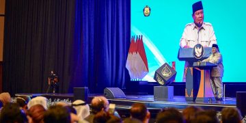 Presiden menyampaikan sambutan pada pembukaan Konvensi dan Pameran Tahunan ke-49 Indonesian Petroleum Association (IPA Convex) Tahun 2025 yang digelar di Nusantara Hall, ICE BSD, Tangerang, Rabu, 21 Mei 2025. (Foto: BPMI Setpres)