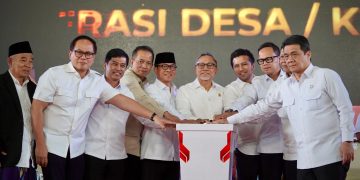 Peluncuran dan Percepatan Musyawarah Desa/Kelurahan Khusus Pembentukan Koperasi Desa/Kelurahan Merah Putih, Surabaya, Rabu (30/04).