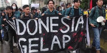 Demo Mahasiswa Indonesia Gelap