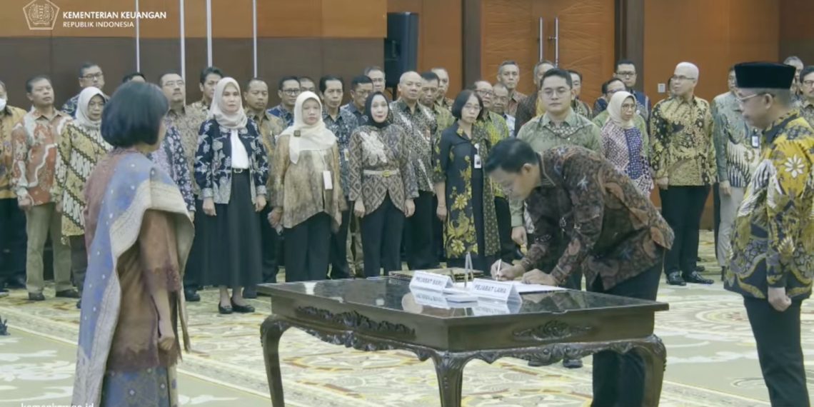Pelantikan Pejabat Pimpinan Tinggi Madya Kemenkeu