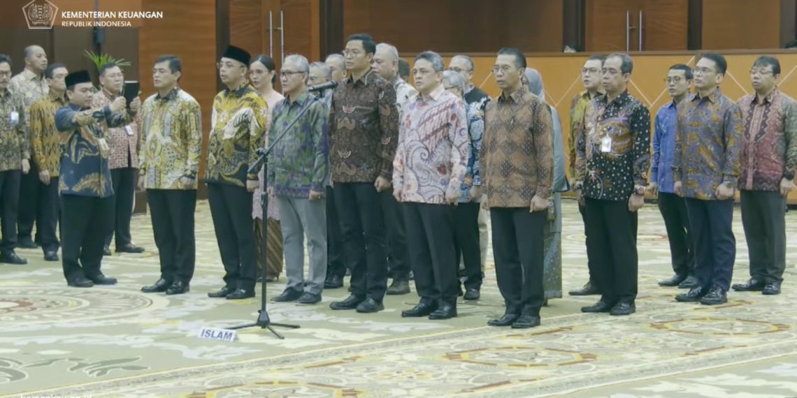 Pelantikan Pejabat Pimpinan Tinggi Madya Kemenkeu