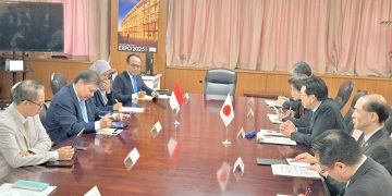 Menko Airlangga Bertemu Menteri Muto Yoji