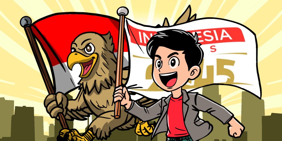 Ilustrasi Generasj Emas 2045 (foto:Harian Disway)