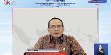 Kepala Eksekutif Pengawas Lembaga Pembiayaan, Perusahaan Modal Ventura, Lembaga Keuangan Mikro, dan Lembaga Jasa Keuangan Lainnya (PVML) OJK, Agusman