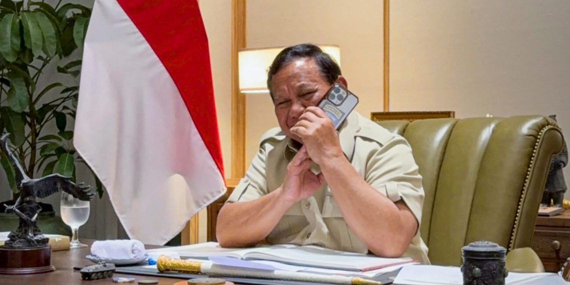 Presiden Republik Indonesia, Prabowo Subianto menerima sambungan telepon dari Presiden Amerika Serikat, Donald Trump, pada Kamis malam, 12 Juni 2025. (Foto: Istimewa) Presiden Republik Indonesia, Prabowo Subianto menerima sambungan telepon dari Presiden Amerika Serikat, Donald Trump, pada Kamis malam, 12 Juni 2025. (Foto: Istimewa)