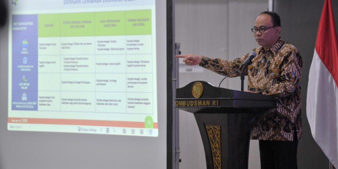 Menkop Budi Arie dalam Diskusi Tematik yang digelar oleh Ombudsman Republik Indonesia (RI) bertema "Problematika Koperasi Desa Merah Putih : Tantangan dan Dampak Terhadap Pemerintahan Desa Dan Keberlanjutan KUD Dan Bumdes" di Jakarta, Kamis (12/6).