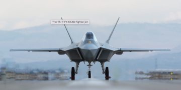 Pesawat jet tempur generasi kelima KAAN buatan Turki.