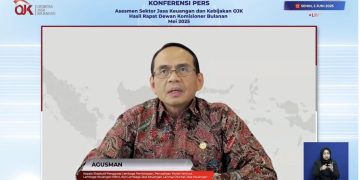 Kepala Eksekutif Pengawas Lembaga Pembiayaan, Perusahaan Modal Ventura, Lembaga Keuangan Mikro, dan Lembaga Jasa Keuangan Lainnya (PVML) OJK, Agusman (Foto : M.Ibrahim)