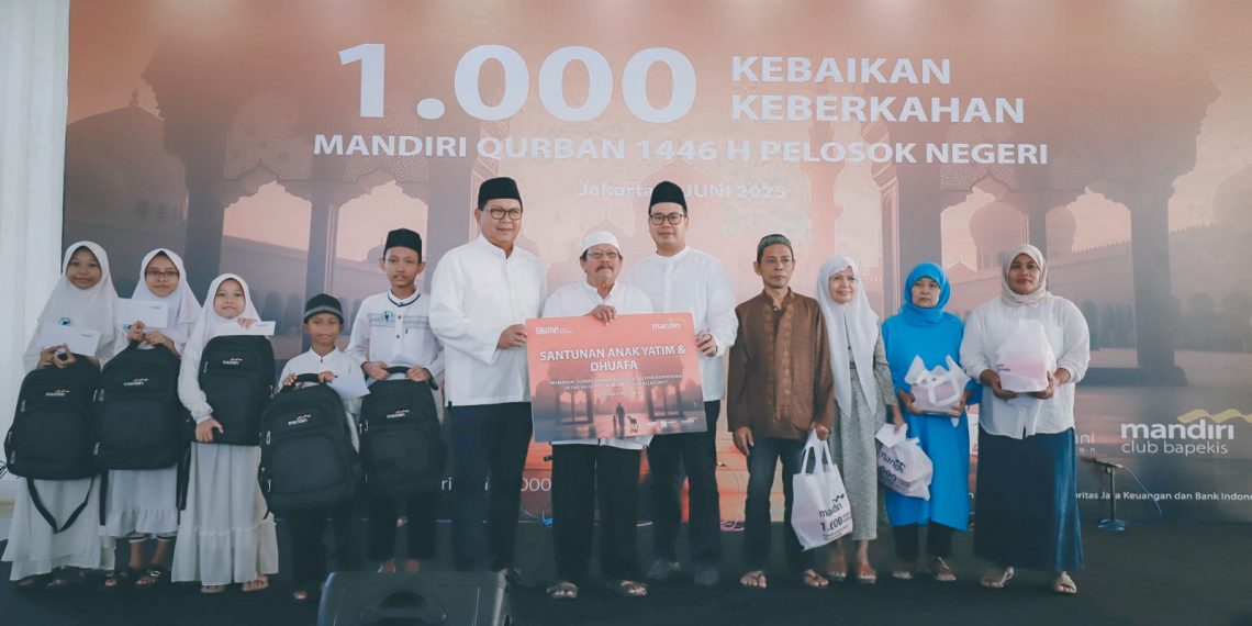 Bank Mandiri Perkuat Komitmen Sosial Lewat Program Qurban Idul Adha