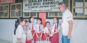 Wujudkan Program MBG untuk Anak Indonesia, Nasional Re Hadir di Langowan – Manado