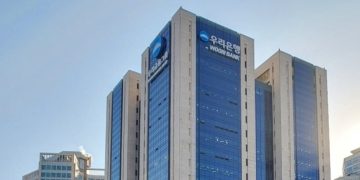 Gedung kantor Woori Bank Korea