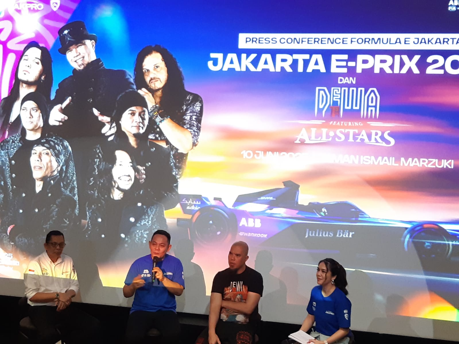 Konferensi pers Jakarta E-Prix 2025