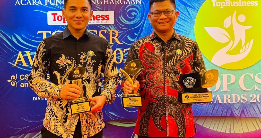 Bank Kalbar Sabet Tiga Penghargaan TOP CSR Awards 2025