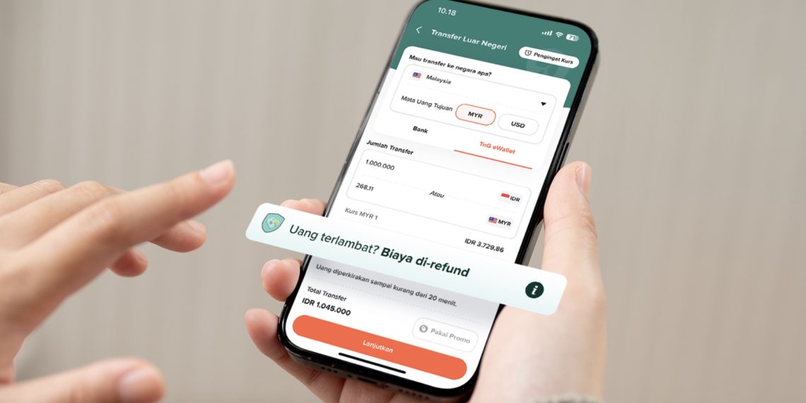 Layanan transfer luar negeri Flip