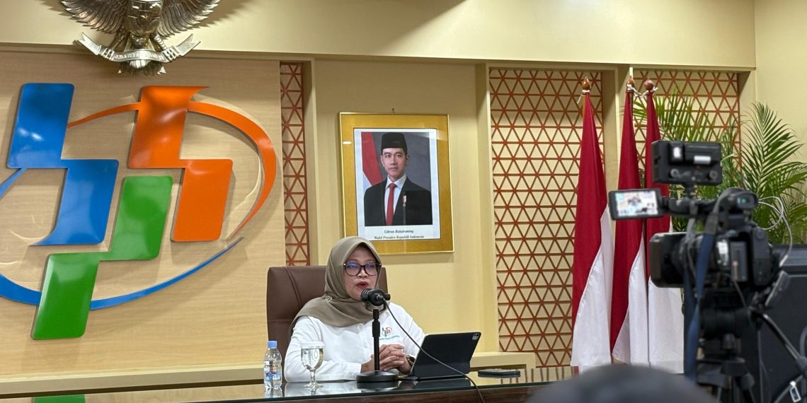 Deputi Bidang Statistik Distribusi dan Jasa BPS Pudji Ismartini (foto: M.Ibrahim)