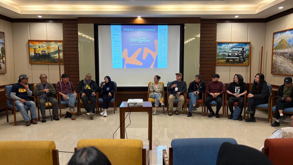 Konferensi pers Jazz Gunung Bromo Series 1