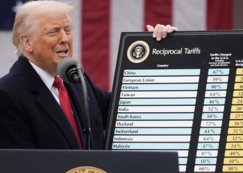 Daftar lengkap negara yang terkena tarif impor AS pada April 2025 (foto: istimewa)