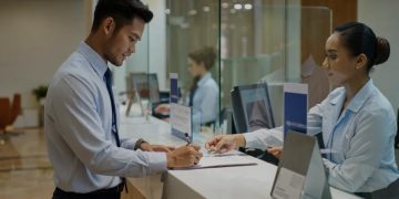 Ilustrasi pelayanan bank